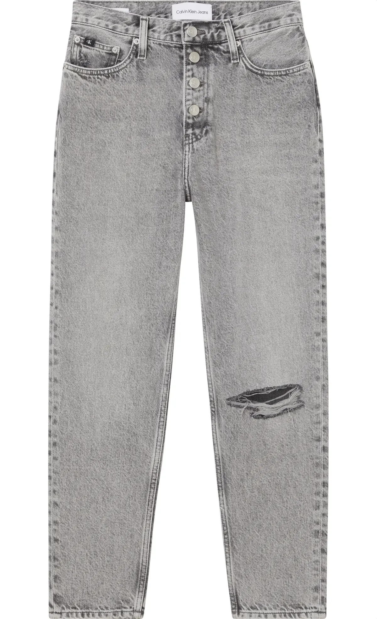 Calvin Klein MOM JEAN Kadın Gri Kot Pantolon