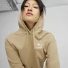 Puma BETTER CLASSICS Cropped Hoodie TR Açık Kahve Kadın Sweatshirt