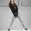 Puma PUMA TEAM Cropped Hoodie Siyah Kadın Hoodie