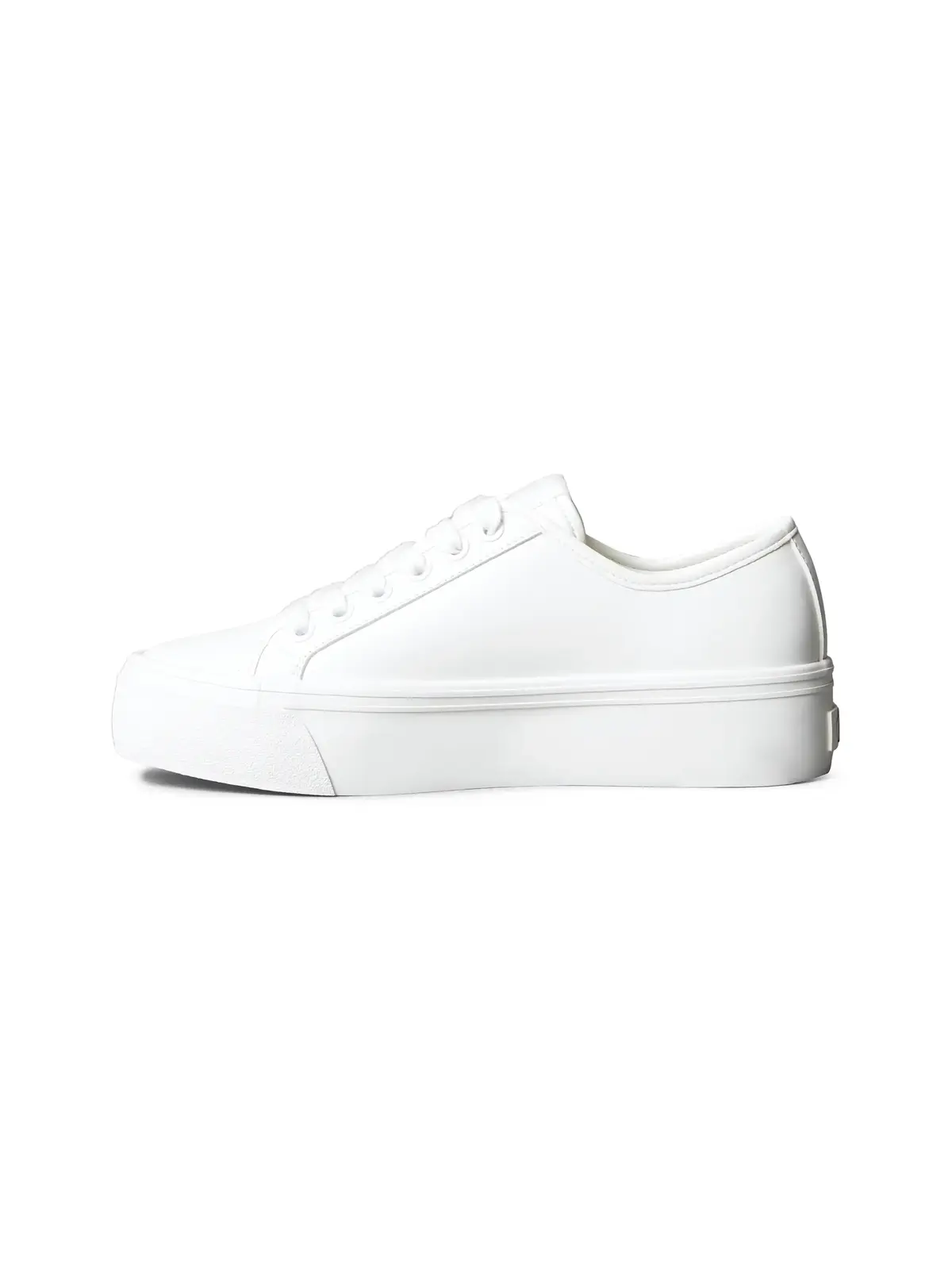 Calvin Klein VULC FLATFORM LTH, YAF Beyaz Kadın Spor Ayakkabı & Sneaker