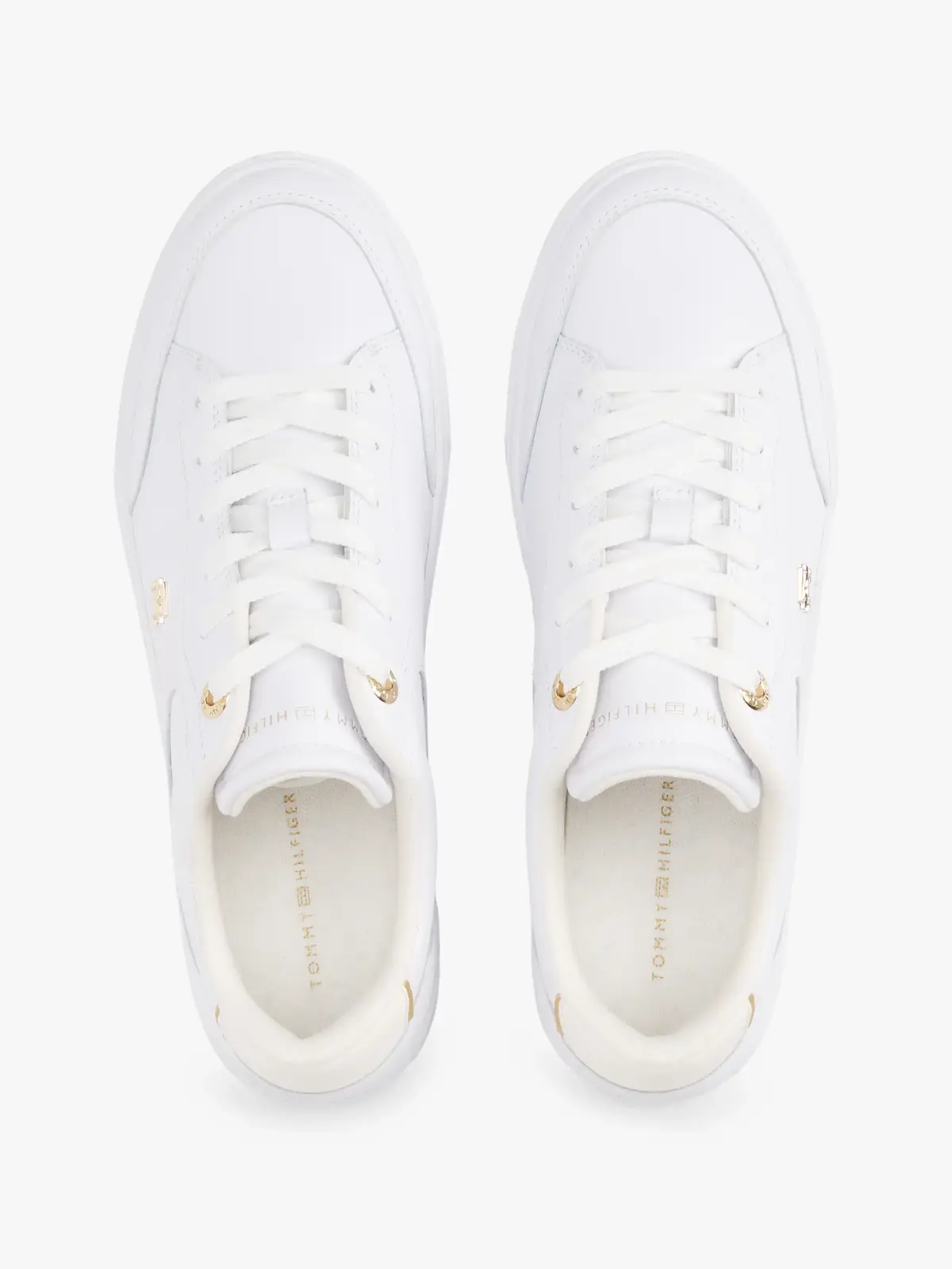 Tommy Hilfiger ESSENTIAL CHIC COURT, YBS Beyaz Kadın Spor Ayakkabı & Sneaker