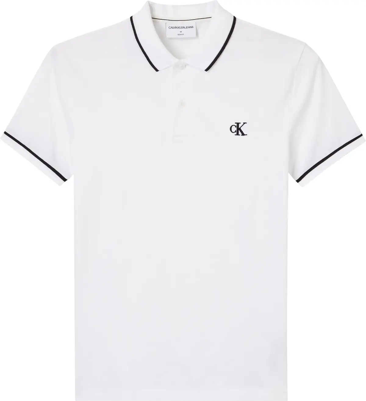 Calvin Klein Beyaz Erkek T-Shirt & Polo