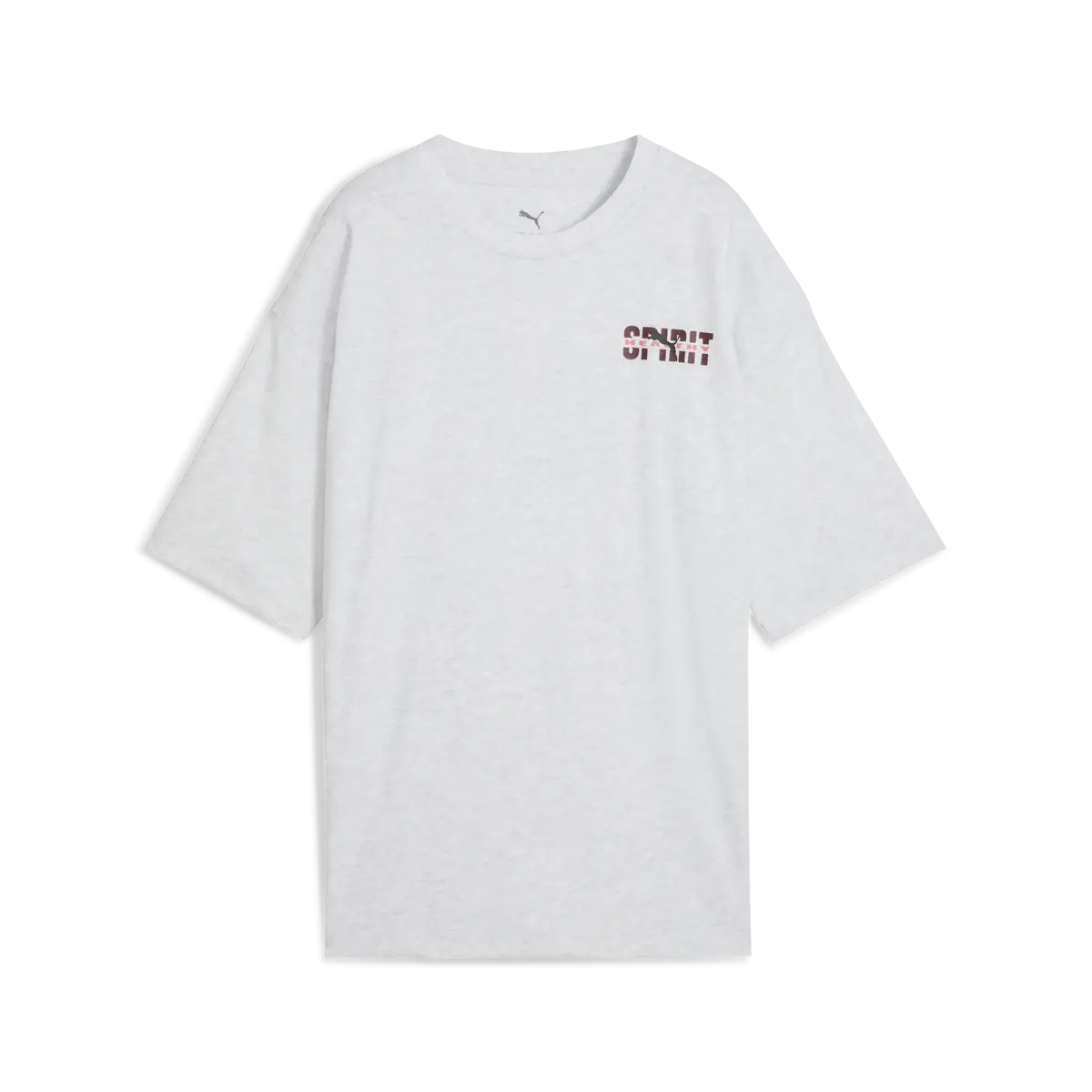 Puma WARDROBE ESS Graphic Tee Gri Unisex T-Shirt & Polo