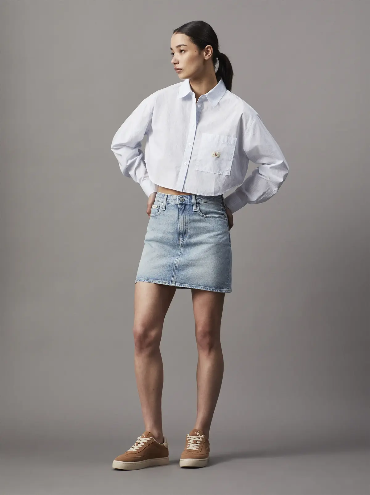 Calvin Klein Denim Kadın Etek