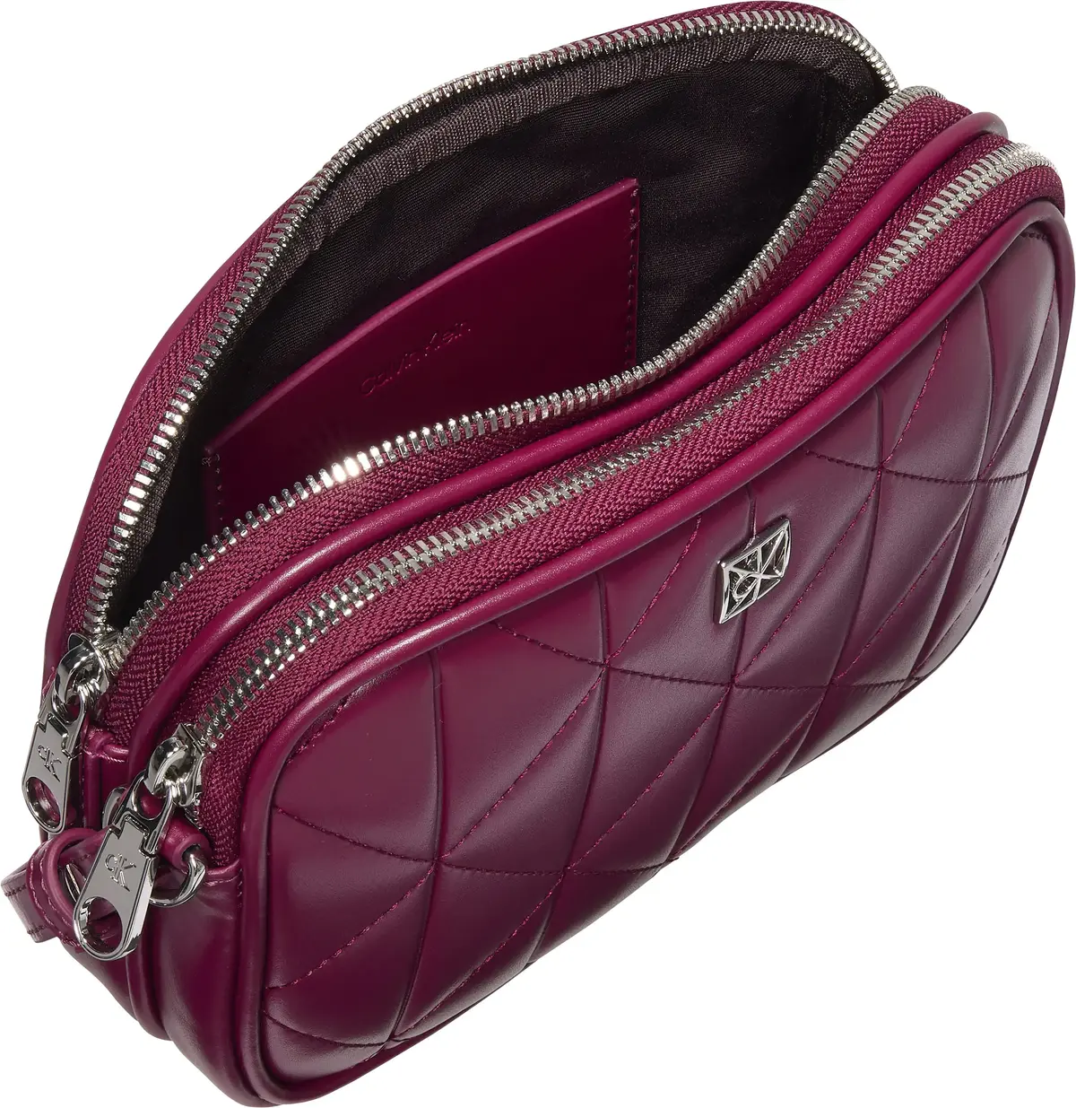 Calvin Klein QUILTED CAMERA BAG Kadın Kırmızı Omuz Çanta