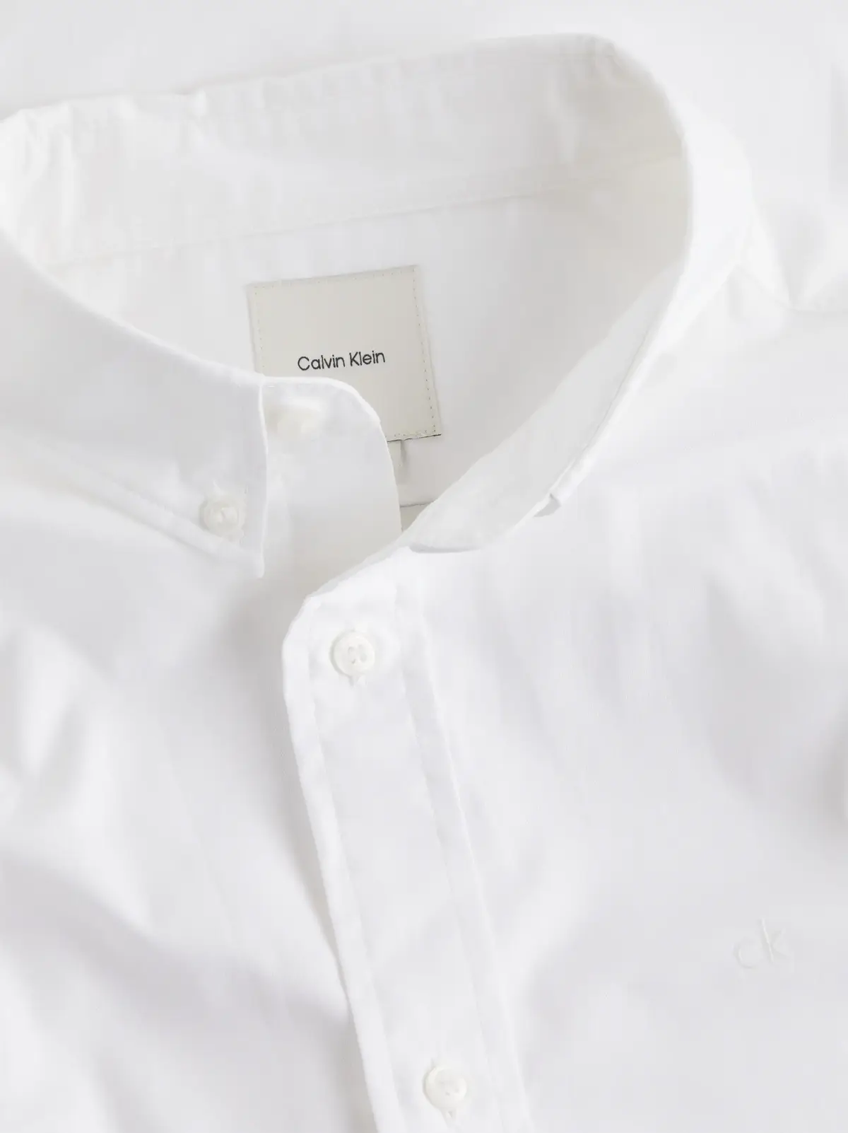 Calvin Klein OXFORD REGULAR SHIRT, YAF Beyaz Erkek Gömlek