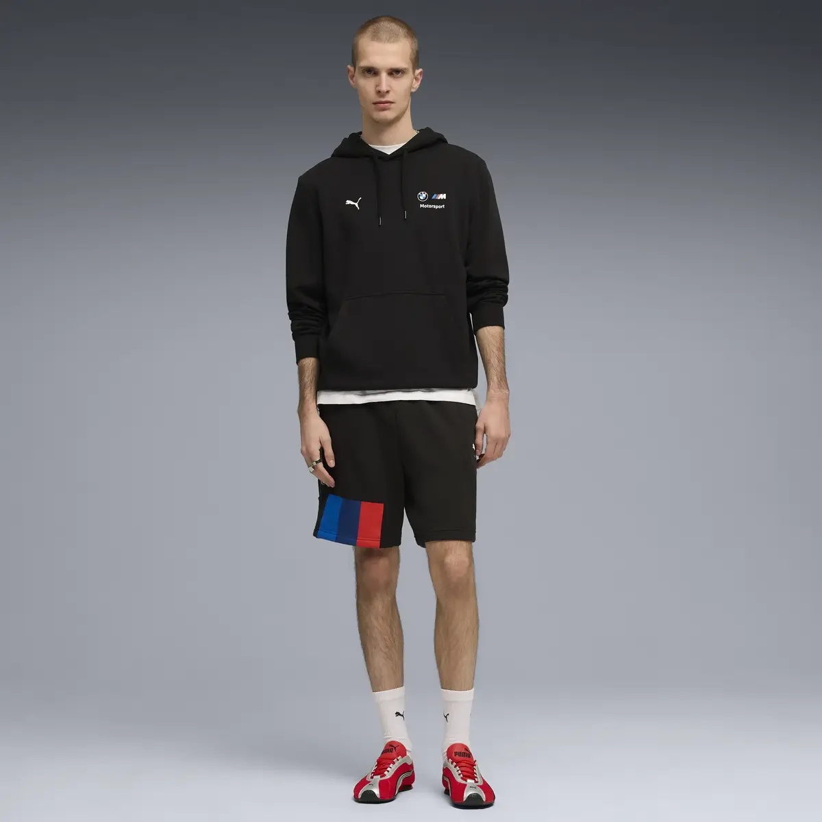 Puma BMW MMS Ess Hoodie Ft Siyah Erkek Sweatshirt