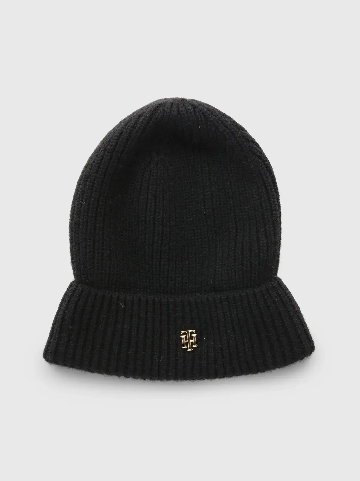 Tommy Hilfiger LUXE CASHMERE BEANIE Kadın Siyah Bere
