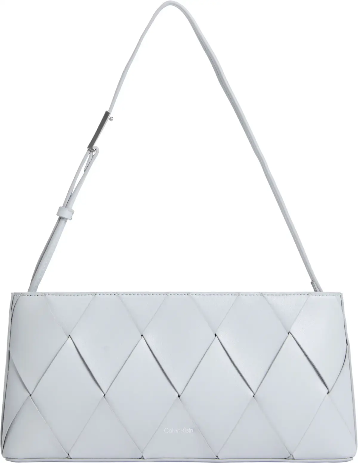 Calvin Klein CK WOVEN ELONGATED S, PDE Gri Kadın Çanta