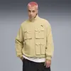 Puma T7 Cargo Track Jacket Gri Erkek Fermuarlı Ceket