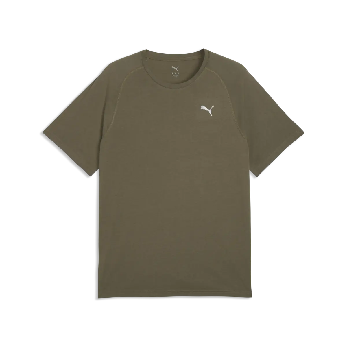 Puma M PWRTRAIN TRIBLEND TEE Haki Erkek T-Shirt