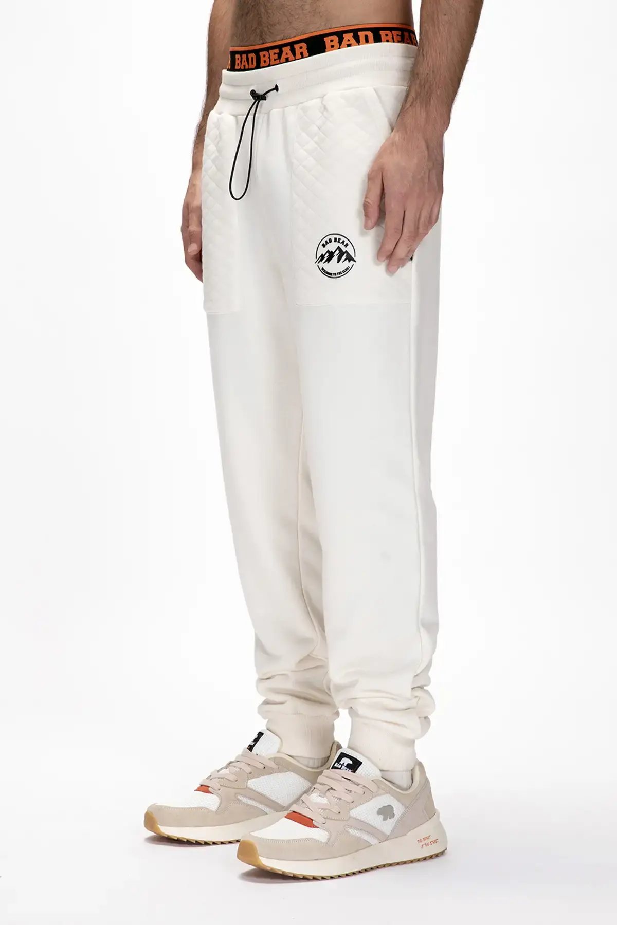 BAD BEAR GRASS SWEATPANTS Erkek Beyaz Eşofman Alt