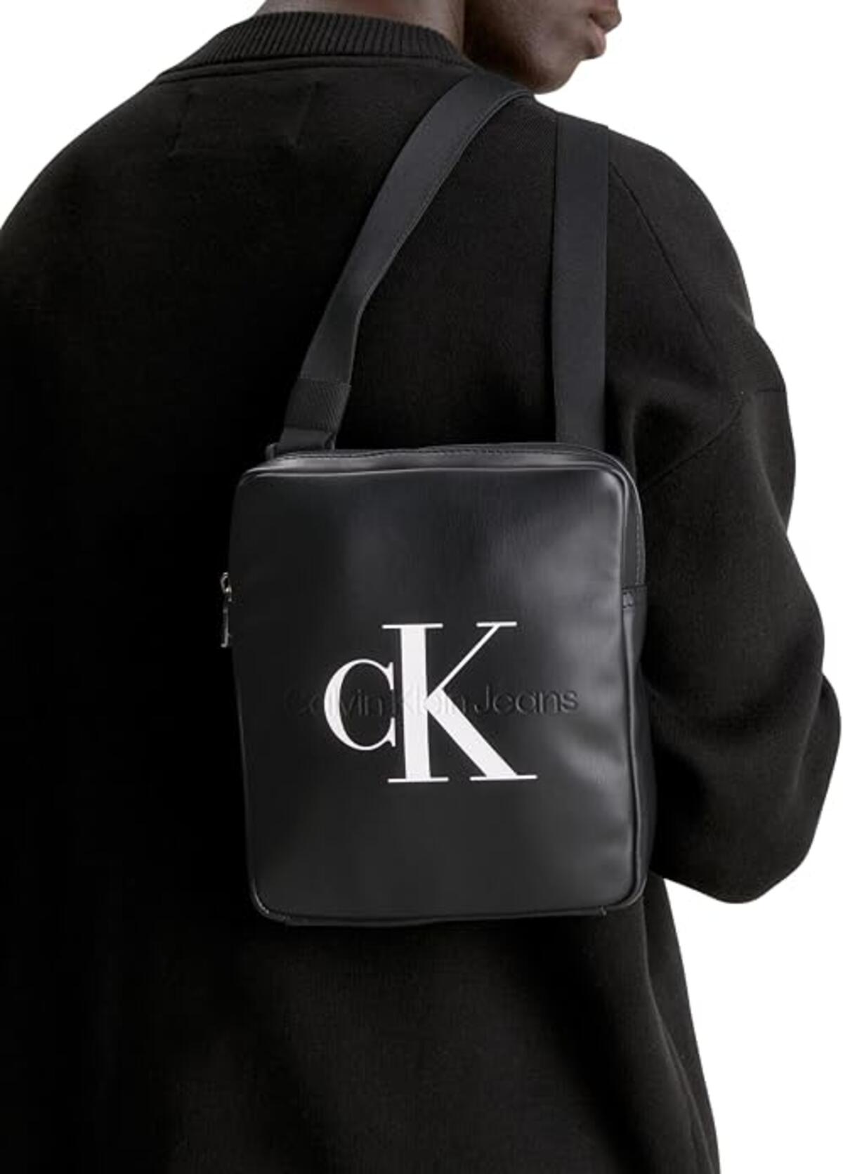 Calvin Klein MONOGRAM SOFT REPORT, BEH Siyah Erkek Çanta
