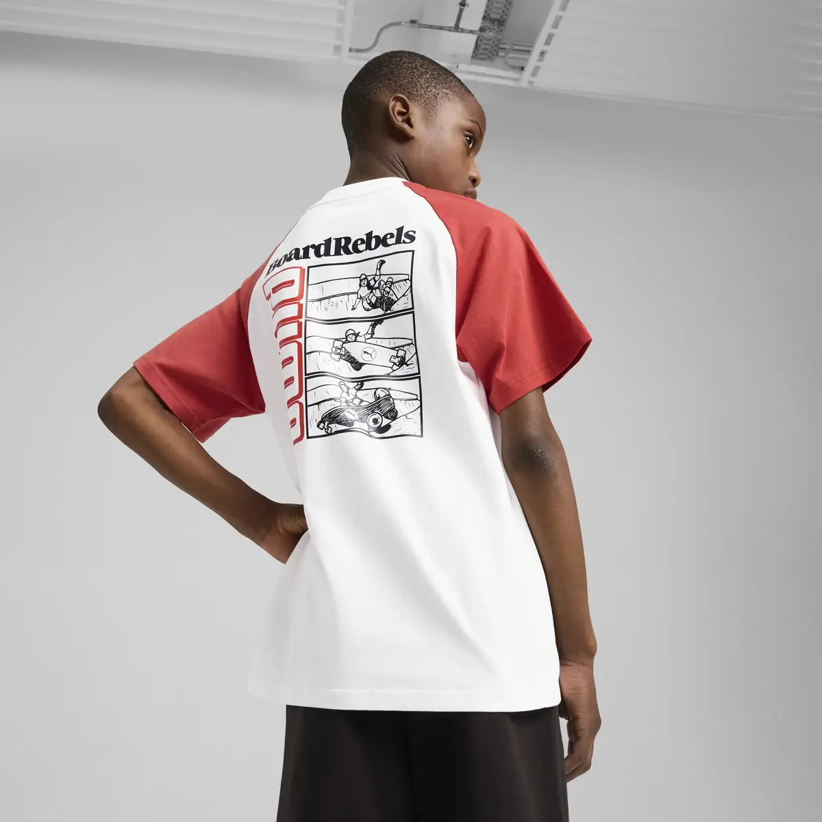 Puma MID90S Graphic Tee II Beyaz Erkek T-Shirt & Polo