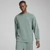 PUMA WARDROBE ESS Relaxed Crew Yeşil Erkek Sweatshirt