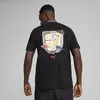 PUMA WARDROBE ESS Graphic Tee Siyah Erkek T-Shirt