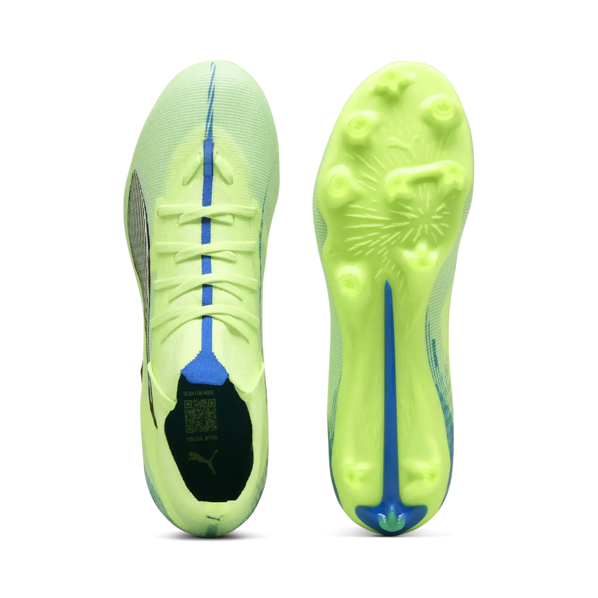 Puma ULTRA 5 MATCH+  FG/AG Yeşil Erkek Krampon