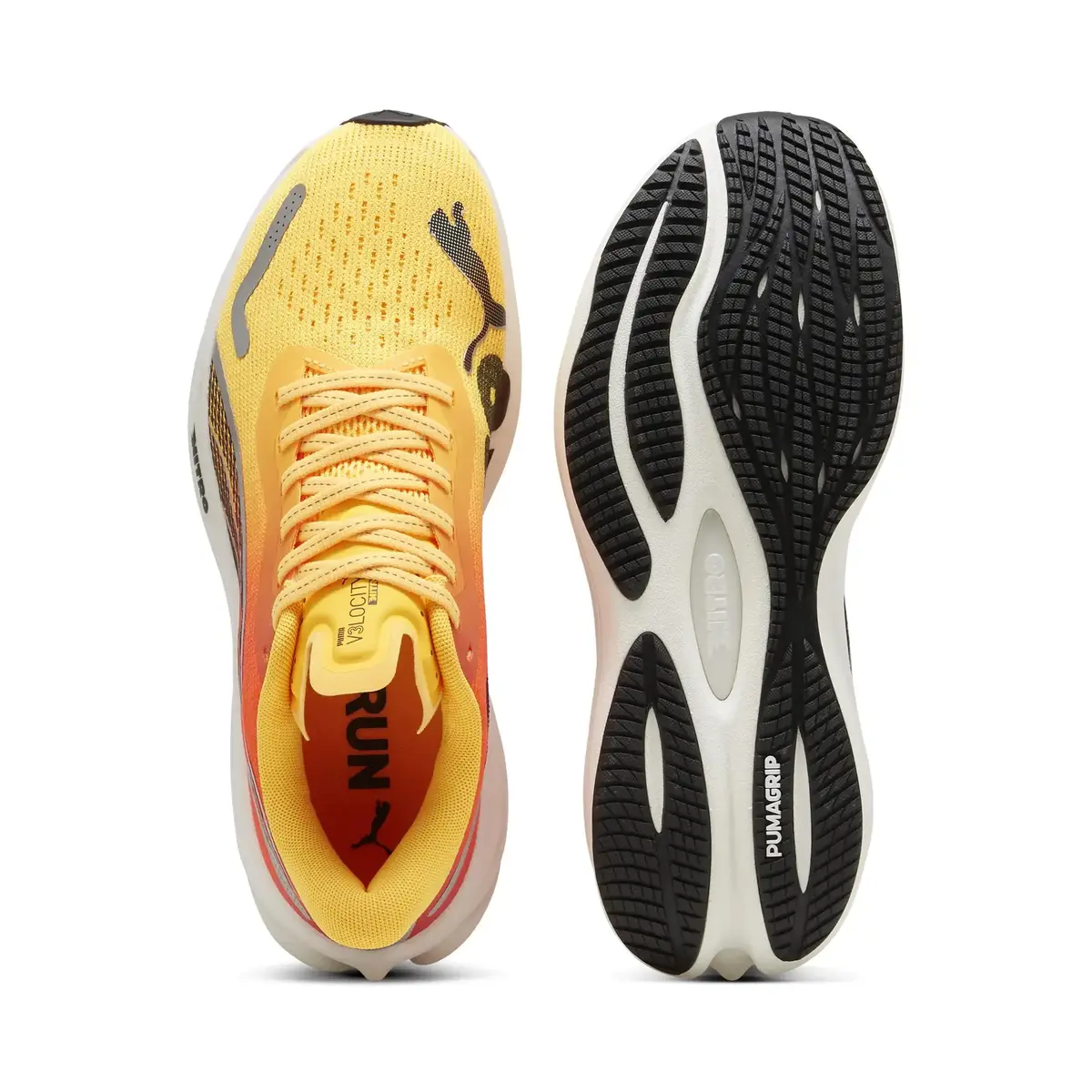 Puma Velocity NITRO 3Wns Turuncu Kadın Yürüyüş ve Koşu Ayakkabısı