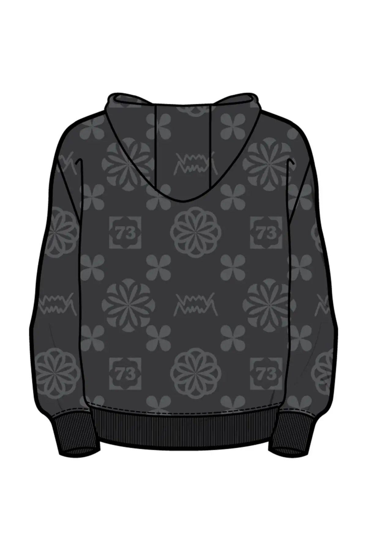 Puma Booster Clyde Print Hoodie Siyah Erkek Basketbol Hoodie