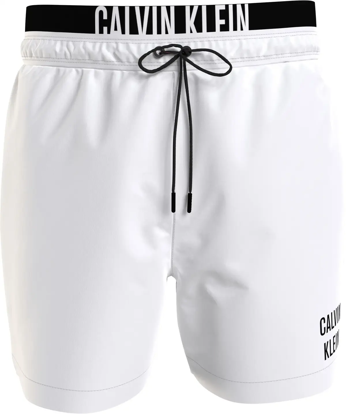 Calvin Klein MEDIUM DOUBLE WAISTB Erkek Beyaz Deniz Şortu