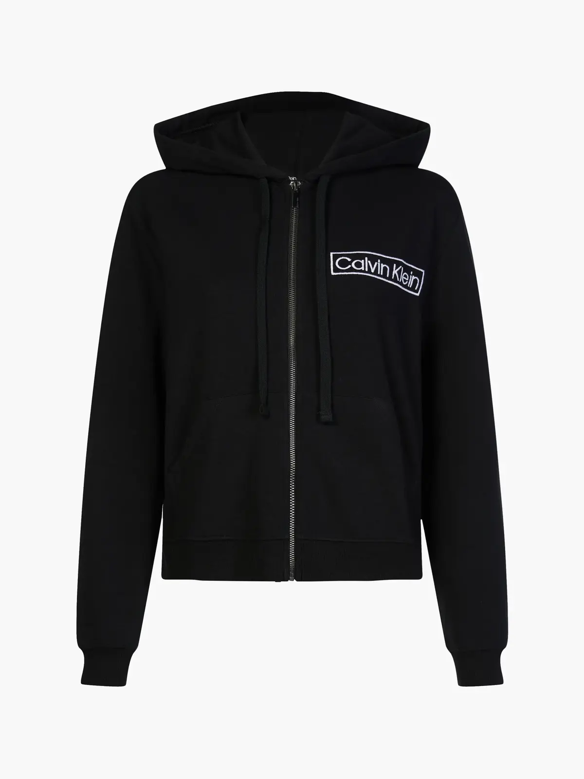 Calvin Klein L/S HOODIE Kadın Siyah Fermuarlı Ceket
