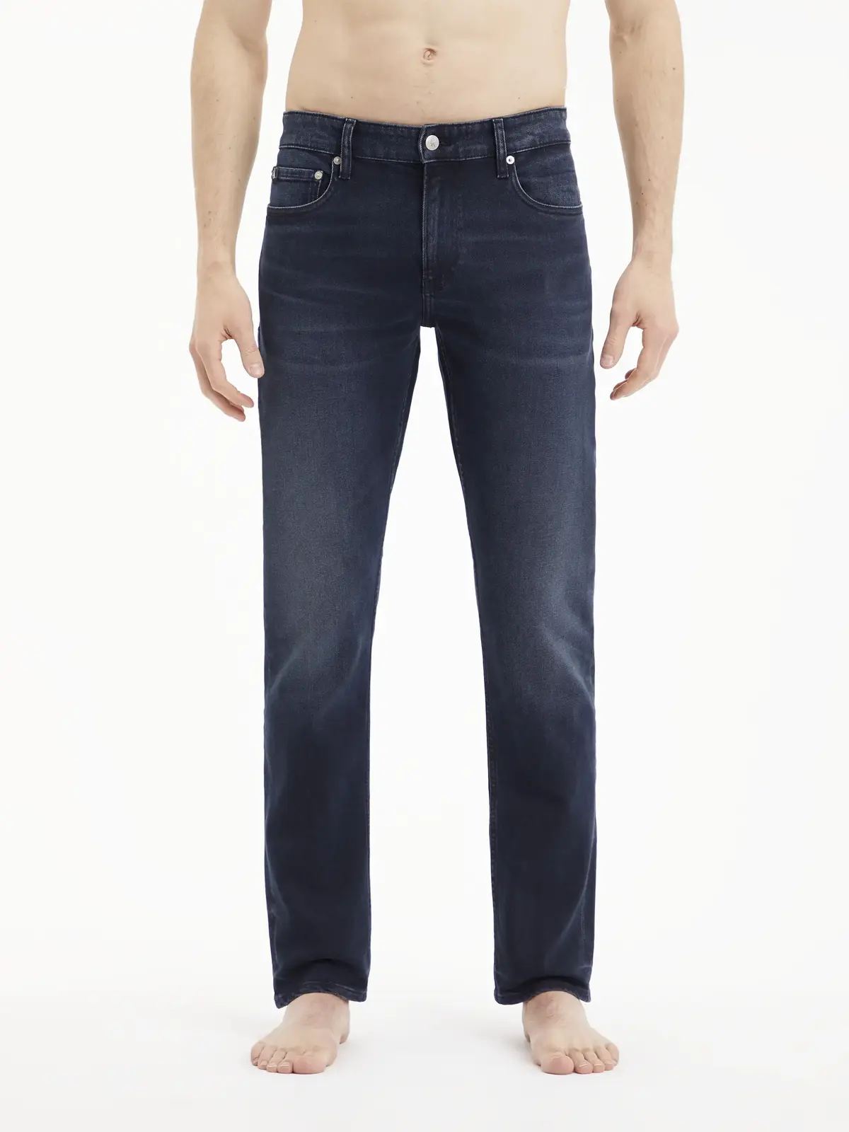 Calvin Klein SLIM Erkek mavi Kot Pantolon