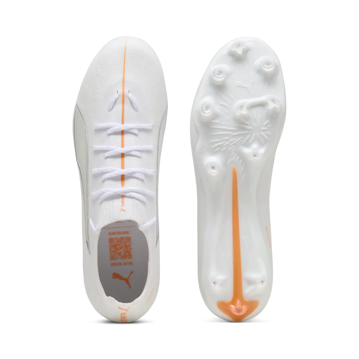 Puma ULTRA 6 PRO FG/AG Beyaz Erkek Krampon