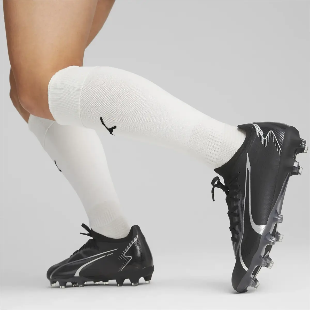 Puma Ultra Match Fg/Ag Puma Black-Asphalt Siyah Erkek Krampon