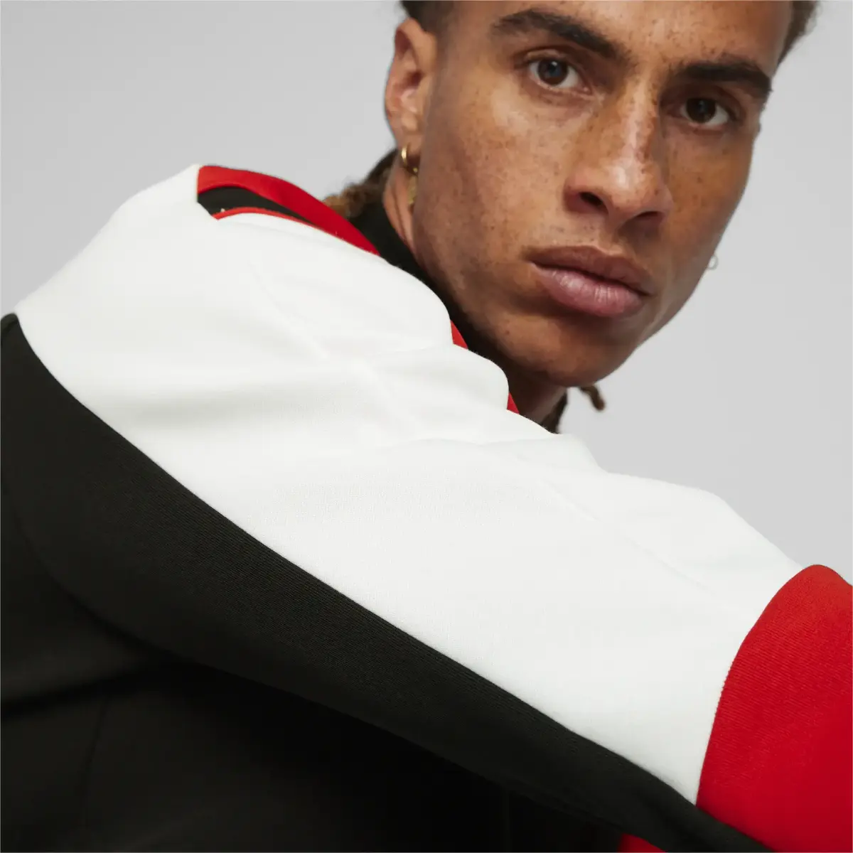 Puma Ferrari Race MT7 Track JKT Siyah Erkek Sweatshirt