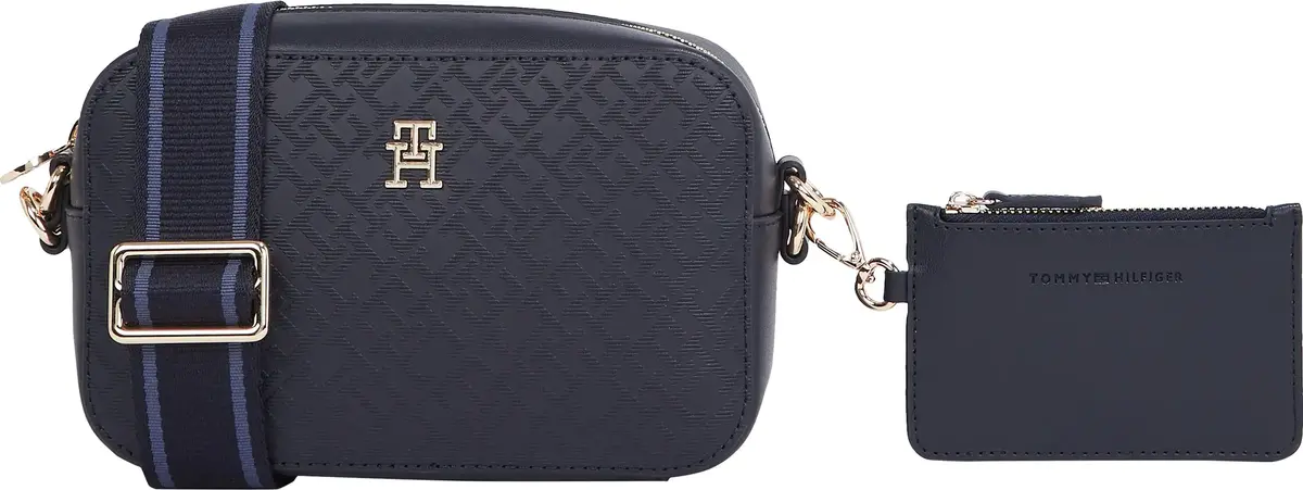 Tommy Hilfiger TH DISTINCT CAMERA B, DW6 Siyah Kadın Çanta & Cüzdan