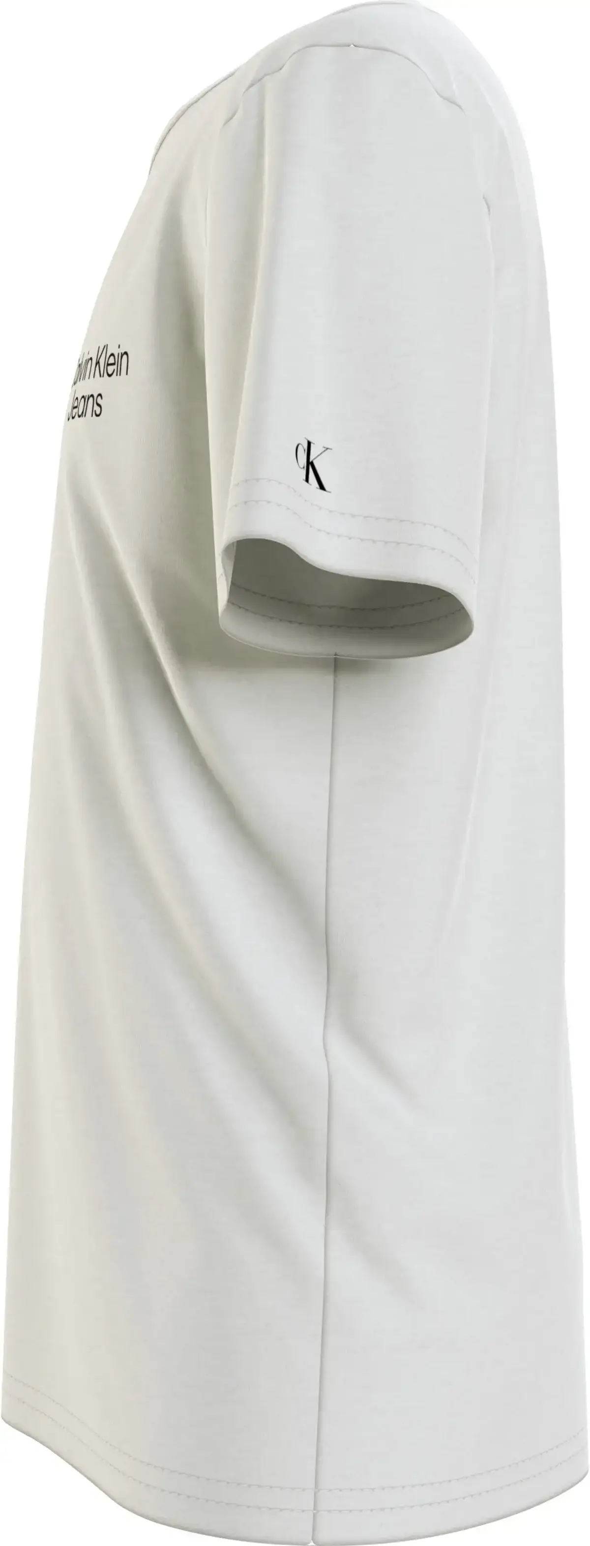 Calvin Klein CKJ STACK LOGO T-SHI Erkek Gri T-Shirt