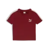 Puma ICONIC T7 Baby Tee Bordo Kadın T-Shirt