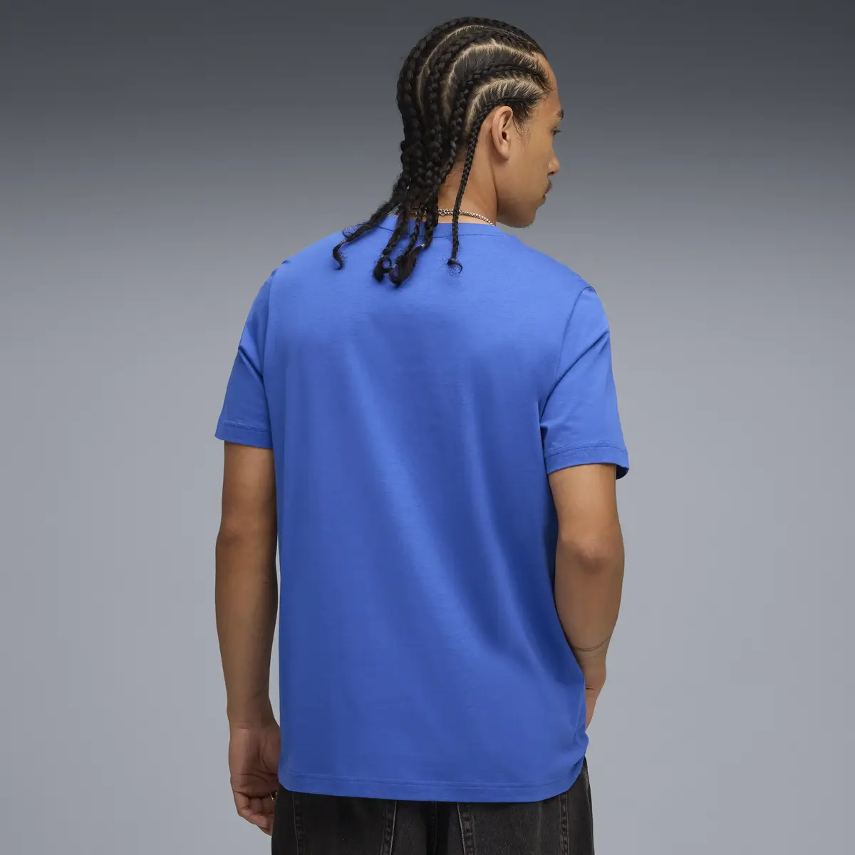 Puma GRAPHIC Tee Mavi Erkek T-Shirt