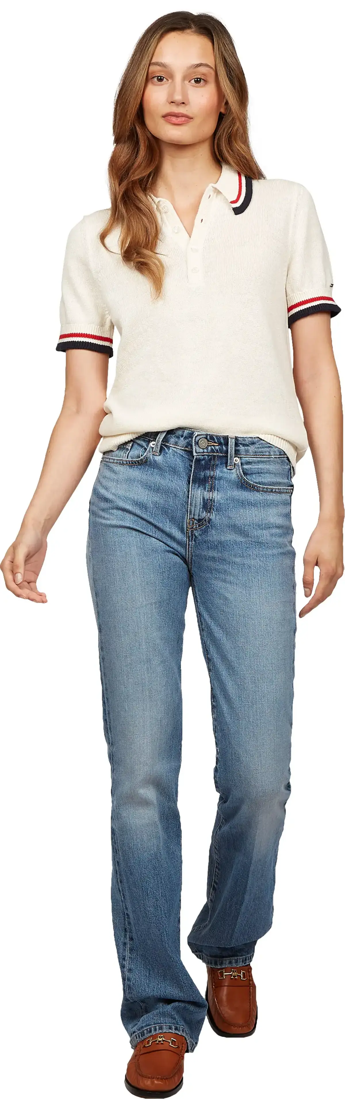 Tommy Hilfiger BOOTCUT RW TOBY, 1A6 Mavi Kadın Jean Pantolon