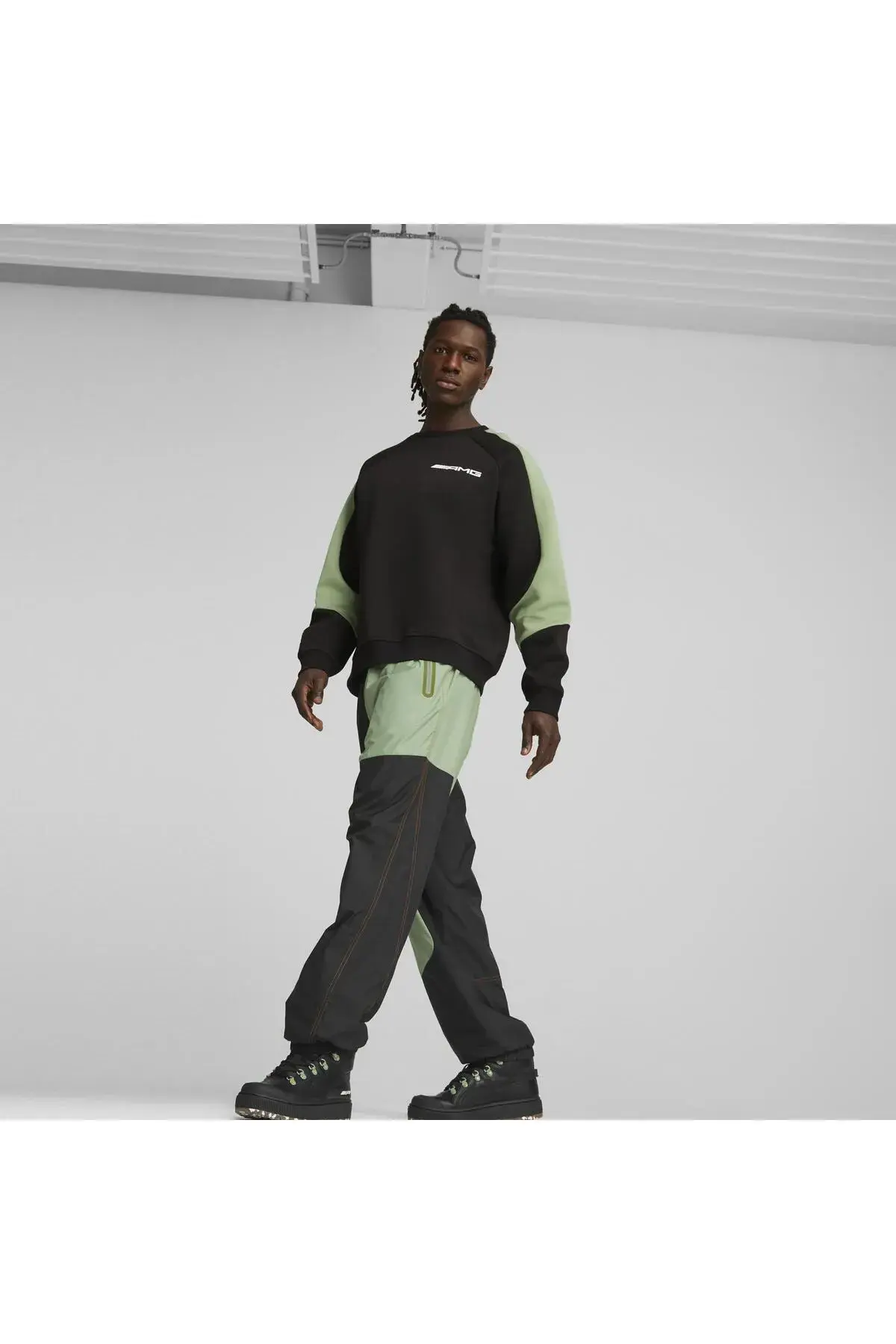 Puma AMG Statement Woven Pants Siyah Erkek Eşofman Altı