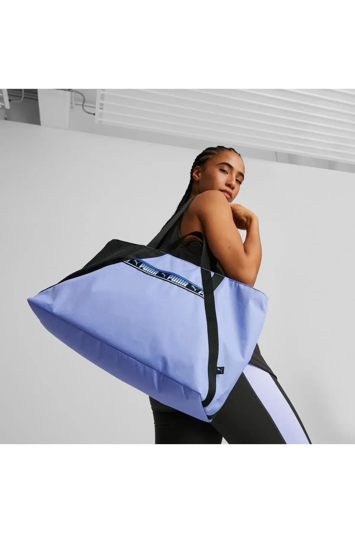 Puma AT ESS Shopper E Mor Kadın Askılı Günlük Çanta
