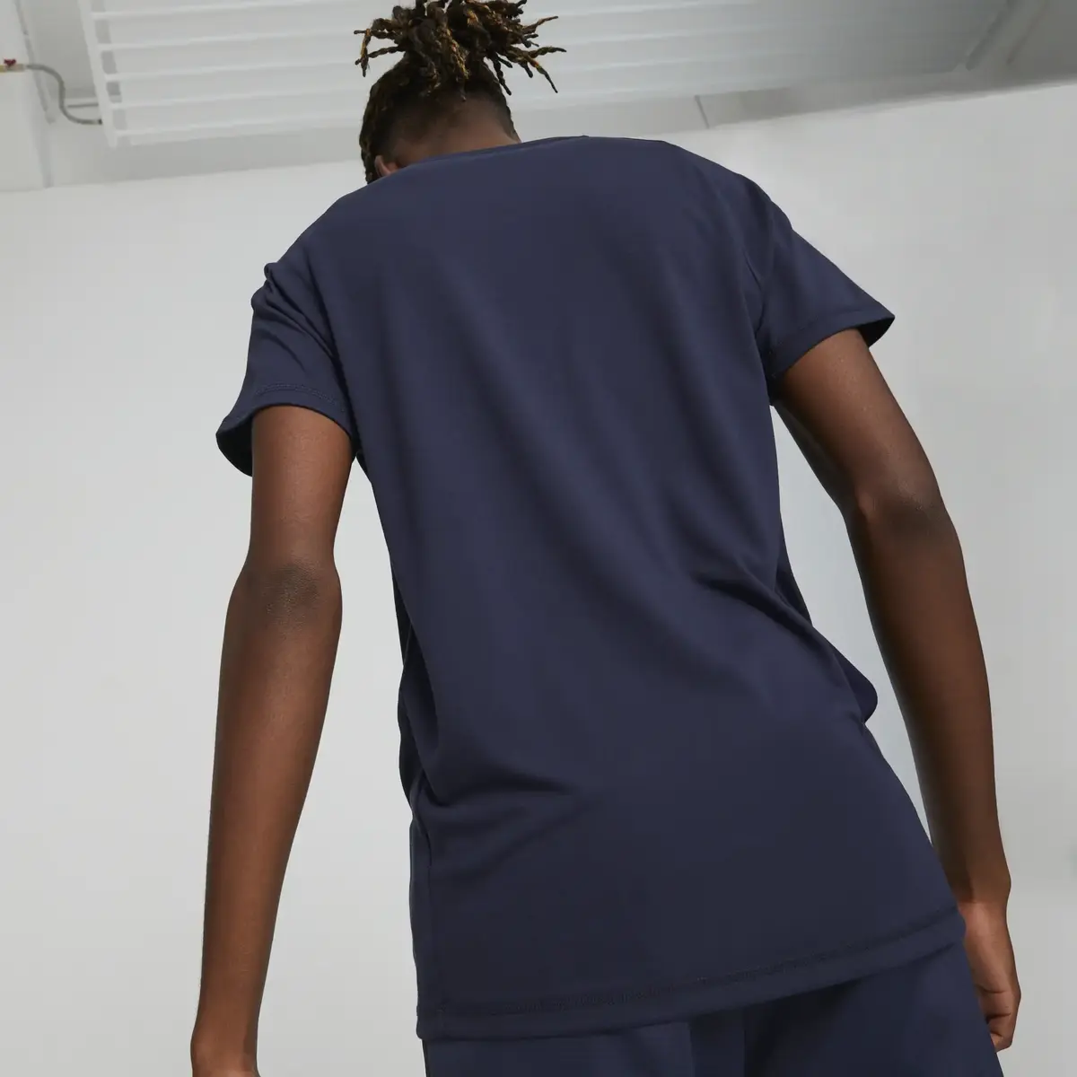 Puma EVOSTRIPE Tee Lacivert Erkek T-shirt