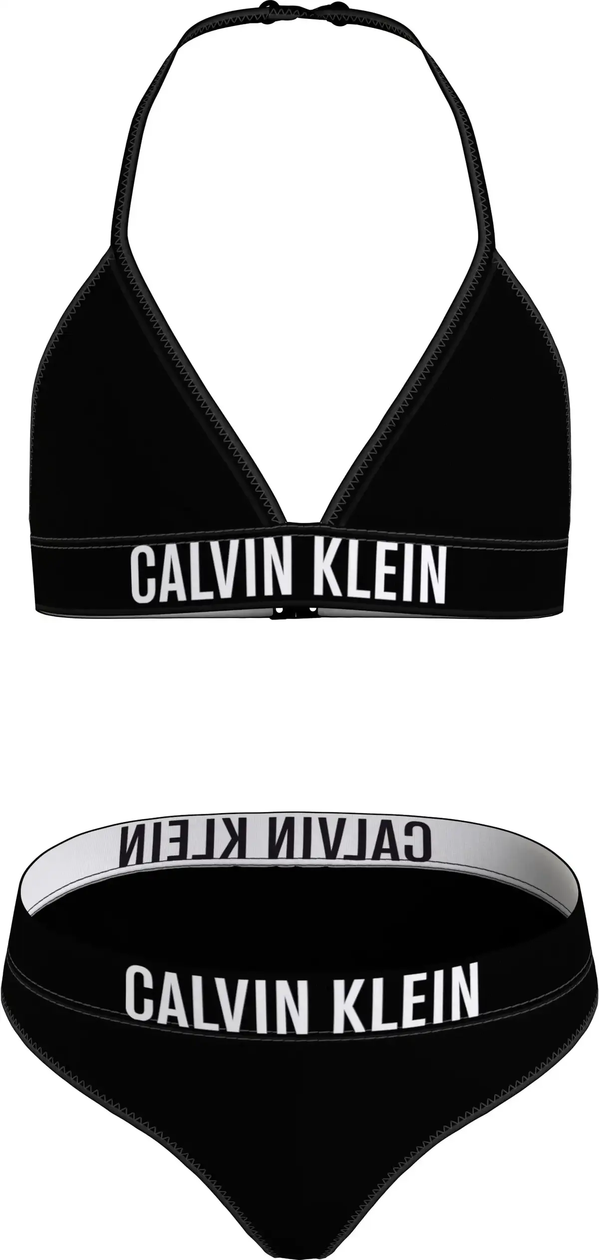 Calvin Klein TRIANGLE BIKINI SET Kadın Siyah Bikini Takımı
