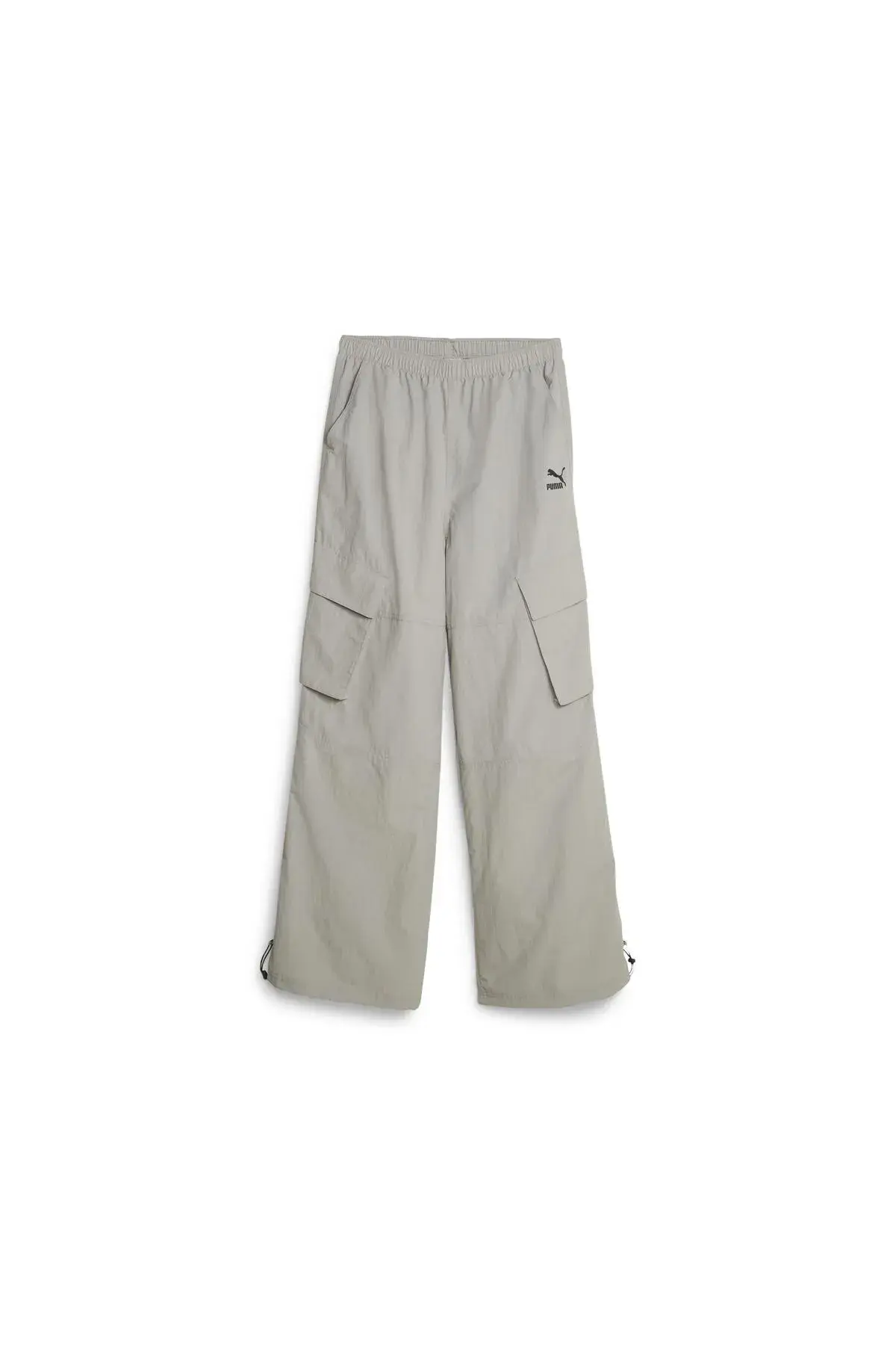 Puma DARE TO Relaxed Woven Pants Gri Kadın Eşofman Altı