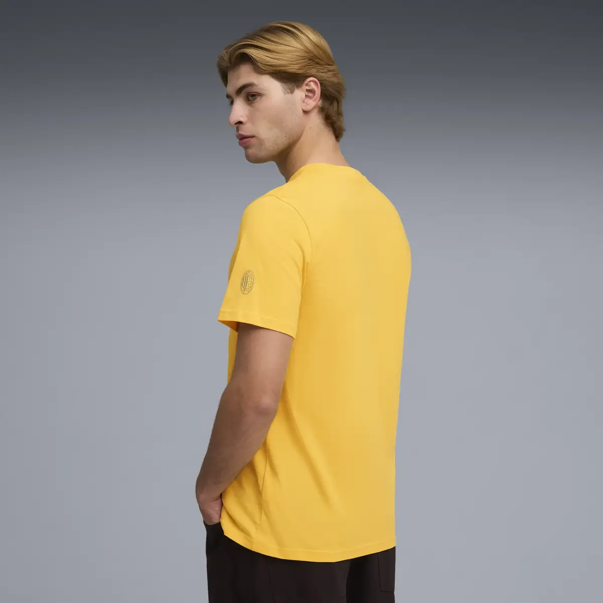 PUMA ACM FtblCulture Tee Sarı Erkek T-Shirt