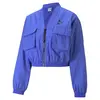 Puma DARE TO Woven Jacket Royal Sapphire Kadın Fermuarlı Sweatshirt