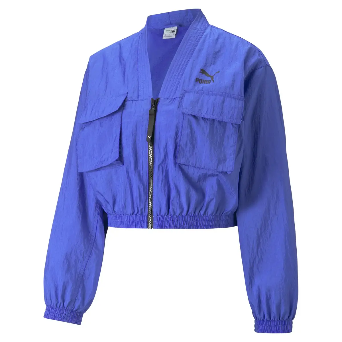 Puma DARE TO Woven Jacket Royal Sapphire Kadın Fermuarlı Sweatshirt