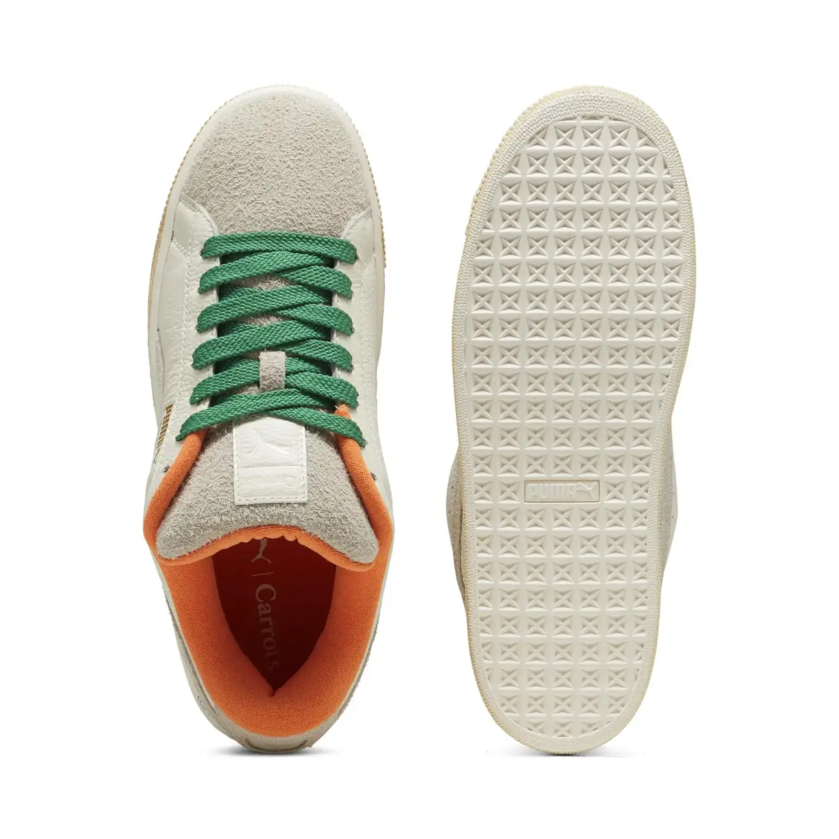 Puma Suede XL 2 CARROTS Kırık Beyaz Erkek Günlük Spor Ayakkabı
