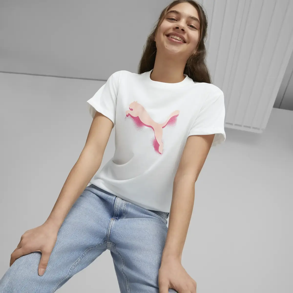 Puma MODERN SPORTS Tee Beyaz Kadın T-Shirt & Polo