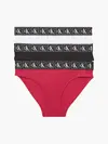 Calvin Klein 3PK BIKINI Kadın Kırmızı Bikini Külot Set