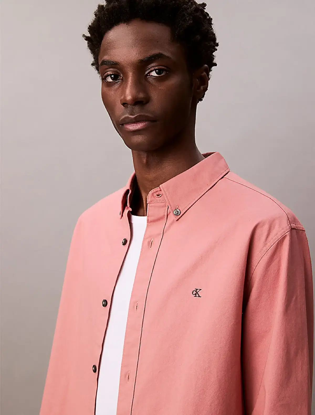 Calvin Klein LS SOLID OXFORD CLASSIC SHIRT Pembe Erkek Gömlek Calvin Klein LS SOLID OXFORD CLASSIC SHIRT Pembe Erkek Gömlek