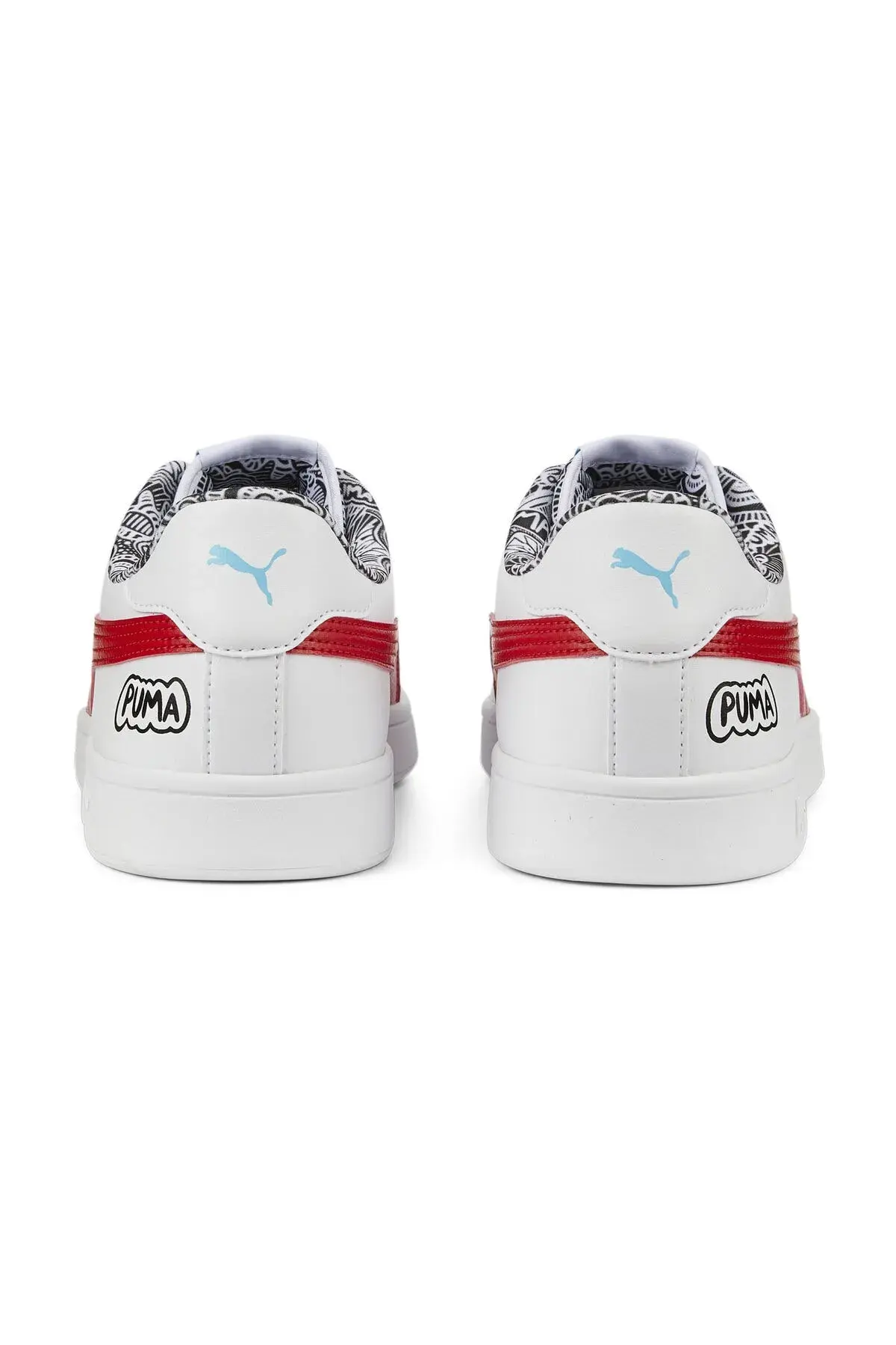 Puma Smash V2 Me Happy Beyaz Kadın Günlük Spor Ayakkabı