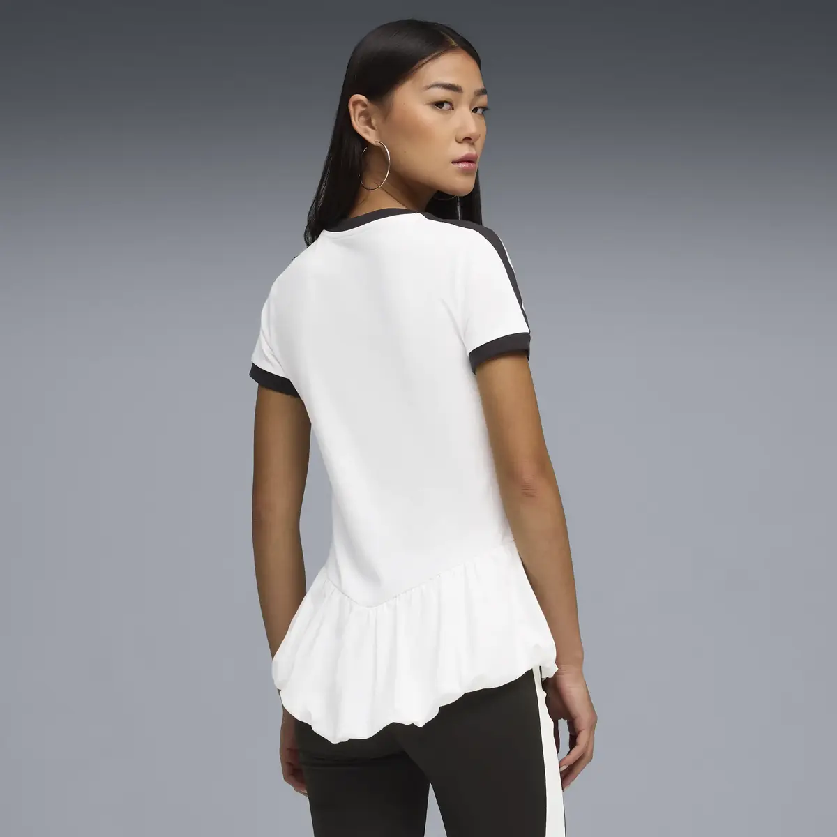 Puma T7 Balloon Tee Beyaz Kadın T-Shirt & Polo