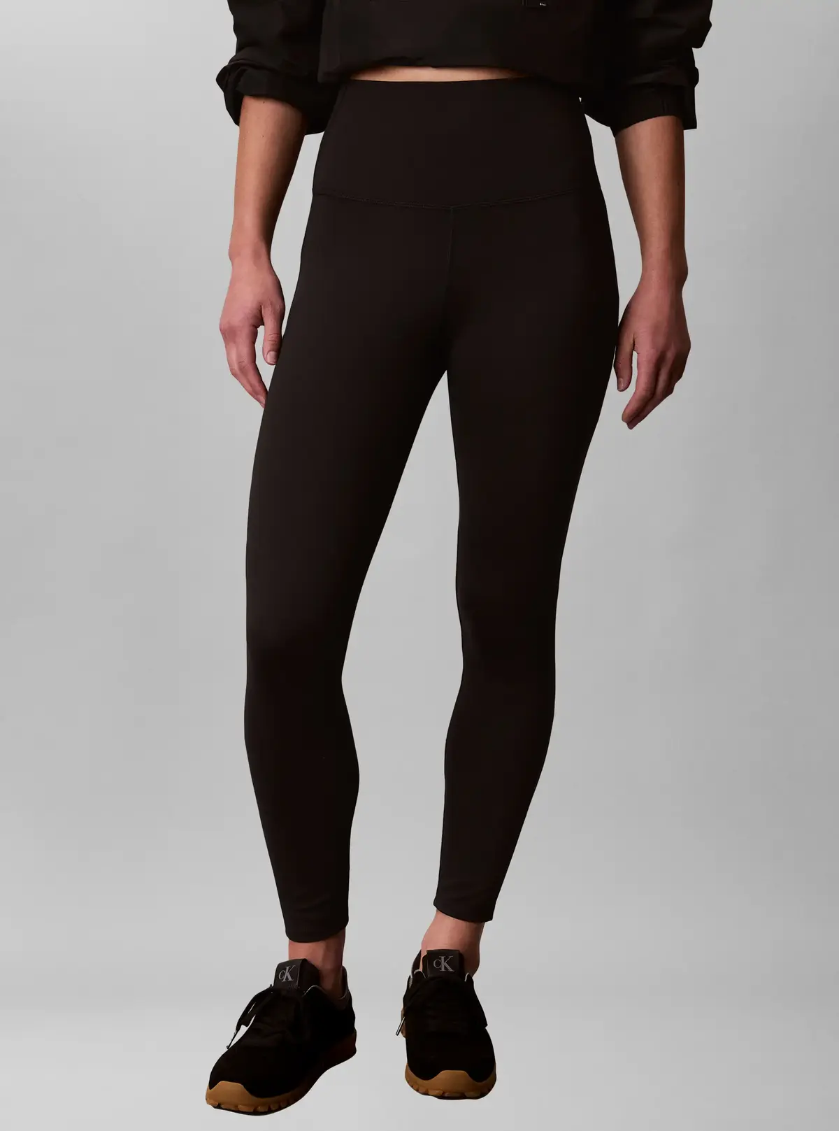 Calvin Klein SOFT SPORT 1.5 7/8 T, UB1 Siyah Kadın Tayt
