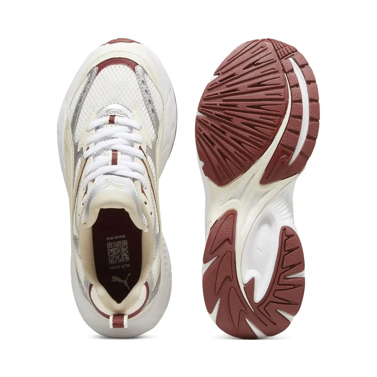 Puma Puma Morphic Metallic Wns Beyaz Kadın Günlük Spor Ayakkabı